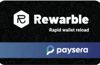 Rewarble Paysera gift card