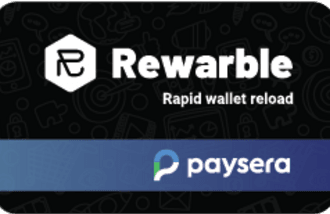 Rewarble Paysera gift card
