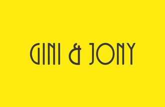 GINI and JONY gift card