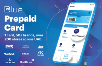 Blue Gift Prepaid gift card