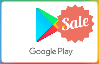 SALE Google Play gift card
