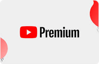 YouTube Premium gift card for sale