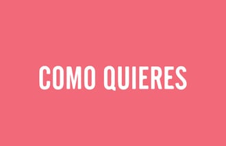 Como Quieres gift card