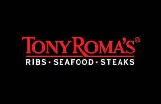 Tony Roma's gift card