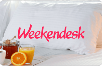 Weekendesk gift card